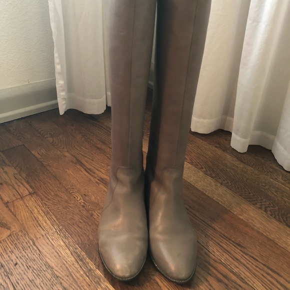 Grey Riding Boots - Picture 2 of 4